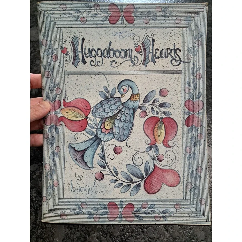 Huggaboom Hearts by Jo Sonja Vintage 1985 Tole Decorative Painting Book